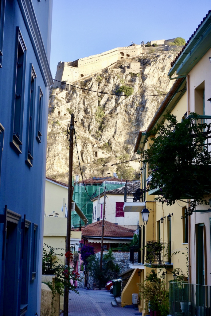 Naflipo (Thumb) with Palamidi Fortress, Peloponnese/Greece - Peloponnese itinerary